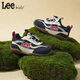 LEE KIDS children's shoes spring new children's non-slip running shoes girls versatile casual sports shoes boys big children dark blue 34