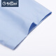 Camisa de manga corta Goldlion de verano para hombre de algodón puro, cómoda, transpirable, nano, sin hierro, camisa formal de manga corta para negocios, azul claro-15 ESSEE993001 3XL