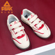 PEAK niche Velcro moral training shoes women's shoes children's sports and leisure white shoes men XEK611010E white/red 35