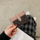 OTHER/Other one-piece card holder women's compact ultra-thin mini exquisite high-end 2025 new niche design high-end card holder coffee with pink