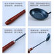 ZKHE special spoon for egg dumplings special spoon for egg dumplings non-stick spoon for making egg dumplings egg dumpling artifact iron spoon pure iron old-fashioned 6 cm stainless steel soup spoon