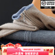 Ordo City high-end 100 pure cashmere cardigan men's stand collar zipper color matching thickened sweater business casual camel XL 150-170Jin Jin equals 0.5 kg