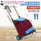 He Jiagong shopping mall rural trailer truck pulls goods trolley. Small moving trailer folding shopping trolley bucket pulls water small black foldable trolley 2 tie ropes-B