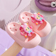 Children's slippers for girls at home, non-slip, thick-soled, leaking, quick-drying, cartoon cute baby slippers for girls, Pinkie Flower Fairy, size 28-29, 190mm