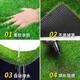 Simulated lawn carpet artificial artificial turf green outdoor decoration fake grass plastic mat balcony kindergarten 2 cm double layer encrypted spring grass 2 meters wide 6 meters long artificial cutting