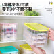 New dumpling box household food-grade freezing special box sealed and fresh-keeping wonton quick-frozen kitchen refrigerator storage box dumpling box 1 cover 3 layers (random color) macaron color cover