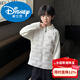 Disney Boys New Year Down Jacket Youth School Uniform Artifact Student Cotton Jacket Winter Thickened Padded Top Warm Junior High Cotton Jacket Style Navy Blue 160 cm