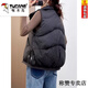 Woodpecker (TUCANO) Down Cotton Vest Women's 2025 Autumn and Winter New Outerwear Korean Style Super Thick Vest Versatile Slim Short Vest Jacket Black M Recommended 80-110Jin Jin is equal to 0.5 kg