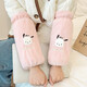 Children's sleeves 2025 new autumn and winter long girl's cinnamon dog down jacket sleeves boy student hand sleeves girl white big-eared dog