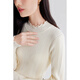 Qiushui Yiren's sweet and versatile wool sweater 2025 winter new style women's stretch top with temperament and inner sweater