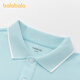 BALABALA balaOne BALABALA children's clothing children's long-sleeved T-shirt boys 2026 spring new POLO shirt versatile ice blue 80916 170