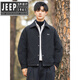 JEEP SPIRIT shirt-style lapel down jacket men's workwear short 2025 winter high-end lightweight youth jacket black (selected 90 white duck down) XL