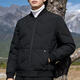 Scarecrow (MEXICAN) Men's Lightweight Down Jacket Autumn and Winter Thickened Warm Short Down Jacket Baseball Collar 2026 Winter Dad Clothes Haze Blue 3XL 148-165Jin Jin is equal to 0.5 kg