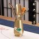 Guangyi Brass Tea Ceremony Six Gentlemen Set Tea Set Accessories for Making Tea Copper Tea Washer Tea Clamp Tea Tweezers Six Gentlemen Brass Large Six Gentlemen A Plum Blossom Tea Squeegee