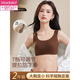 Modal 7-level adjustable pull-up bra for women with big breasts, full cup, thin push-up, side breasts, anti-sagging bra, Midnight Black L (recommended 115-130Jin Jin equals 0.5kg 36/80BCD)