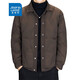 Jeanswest National Standard Новый мужской пуховик с лацканами Мужская куртка 90 Флисовый легкий тонкий чистый пуховик Коричневый 4XL