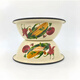 He Jiagong Russian enamel bowl Russian enamel kitchenware enamel basin small bowl old-fashioned enamel tableware kitchen small basin home white tropical fruit 800ml