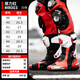 SCOYCO motorcycle riding shoes, anti-fall racing boots, wear-resistant, non-slip, breathable, protective motorcycle racing boots MR003 Force Red 43