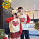 G.duck parent-child sweater for a family of three babies, autumn and winter 2026 new style Spring Festival and New Year mother-daughter sweater, red 80 cm