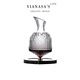 VIANASA S French high-end stainless steel rotating decanter home tumbler fast rotating red wine crystal stainless steel gyro decanter