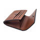 COACH9 Classic Brand Snap Cowhide Wallet Regular Men's Brown Default Basic Pack (Bag + Dust Bag)