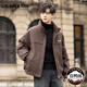 LILANZ official 2025 new men's high-end stand-up collar thickened down jacket winter trendy brand coat white duck down winter coat YR2558 black - flagship model L (120-135Jin Jin equals 0.5kg)