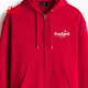 H&M men's and women's sweatshirts 2026 spring new couple casual sweatshirt cardigan zipper hoodie 1322498 red XL 180/116