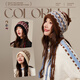CACUSS Fashion Beret Women's Winter Fashionable Octagonal Hat Knitted Hat Coffee-Retro Beret One Size (57-59CM)