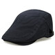 San Rodeo Progressive Cap Newsboy Cap Peaked Hat Men and Women Same Style Korean Fashion Progressive Hat New Newsboy Cap Simple Light 2085 Style, Light Board Peaked Cap, Black One Size Adjustable (55-59CMb
