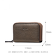 SATCHI/SATCHI 2026 new business fashion coin purse first layer cowhide multi-card slot zipper card holder gray