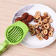 Yusenyi multifunctional red date slicer and corer, hawthorn mushroom, strawberry egg divider, dry date slicer and corer, red date slicer green