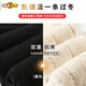 Early diameter winter lamb velvet cotton trousers for women's outer wear plus velvet thickened women's leggings high waist Northeast cold-proof extra thick thermal pants black lamb velvet cotton pants L recommended 80-100 Jin Jin equals 0.5 kg