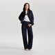 Lee Zhang Linghe endorses the same style in the shopping mall for spring and summer 26 new products 430 super A wide leg jeans, washable for women, washable 26