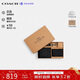 COACH brand direct supply men's bag men's classic presbyopic wallet card holder gift box black CW344 birthday gift