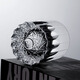 Lizhi shuriken kiriko crystal cup high-end handmade whiskey cup K9 lead-free glass light luxury wine cup gift cup transparent丨K9 ice feather cup gift box 235ml