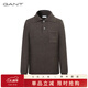 GANT/GANT 24 spring men's lapel buttoned wool blended solid color pullover sweater sweater bottoming shirt 248-Camel M