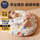 Tile Anti-vomiting Slope Pillow Baby Nursing Pillow Slope Cushion Newborn Soothing Pillow Cushion Breastfeeding Artifact 0-1 Years Old Hot Selling Lake Ocean (Class A Knitted Cotton) Suitable for 0-1 Years Old