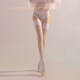 Limerence M Limerence Monet Garden Silky Glossy Stockings Women's Thin Spring and Autumn Stockings Sexy Lace High Stockings White M 0.01 Silky Style One Size (150-180c)