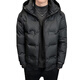 Snow Flying (SNOWFLYING) high-end brand men's down jacket 2025 winter new style short thickened cold-proof fashionable white duck down jacket black