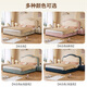 Jianxin leather bed 1.8m x 2m modern simple master bedroom cream style soft bag storage student bed leather bed T56-1