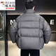 Woodpecker (TUCANO) New National Standard 90 Down Stand Collar Down Jacket Men's Winter Cloud Puff White Duck Down Warm Jacket Men's Bread Jacket Black M 100Jin Jin is equal to 0.5kg -120Jin Jin is equal to 0.5kg