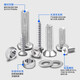 XMSJ round head cross pan head screws nuts nuts screws washers self-tapping screw set M2M3M4M5M6 B set 18 kinds about 500 grams