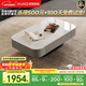 Gujia Home Modern Italian Microcrystalline Stone Coffee Table Living Room Household Coffee Table Light Luxury Coffee Table Large Capacity Drawer DS7178TD Coffee Table 1200*700*335