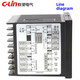 Tdk0302/C4 with Rs485 communication Tdk032-B 4-20Ma intelligent temperature and humidity controller TDK0302 3 meters (default, one set)