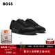 Hugo Boss BOSS New Year's gift Men's mixed material lace-up sneakers TTNM SL lightweight version 005-black 42