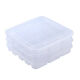 Yongfan household transparent single-layer 15-grid covered refrigerator dumpling preservation box microwaveable covered dumpling box refrigerator storage box 21-grid with lid 3-pack 21-grid with lid 3-pack