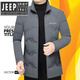 JEEP SPIRIT Пуховик Jeep Spirit Мужской повседневный воротник-стойка Короткая утепленная зимняя куртка для среднего возраста Папина куртка Черная M 170 100Jin Jin равен 0,5 кг -120Jin Jin равен 0,5 кг