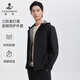 Langden velvet hooded jacket 2025 autumn and winter new windproof outdoor men's casual jacket