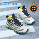Qibohui (7-PE) winter velvet windproof boys' large cotton shoes 2025 youth fashion warm anti-slip children's sports shoes for middle and large children