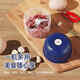 Shijanu new product garlic press garlic mincer meat grinder garlic mincer electric garlic beater blue 1 piece